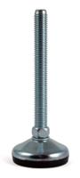 224-5818 RS PRO M12 60mm Dia. Rubber Adjustable Foot, 700kg Static Load Capacity 10° Tilt Angle