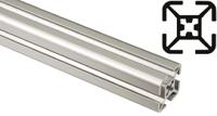 xfeb-2x30 FlexLink Silver Aluminium Profile Strut, 30 x 30 mm, 7.2mm Groove, 2000mm Length, Series XF