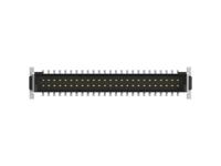 244856-e ERNI 244856 Series Vertical Surface PCB Header, 50 Contact(s), 1.27 mm Pitch, 2 Row, Shrouded