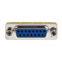 218-223 RS PRO D Sub Adapter Female 15 Way D-Sub to Female 15 Way D-Sub