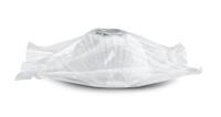 310501  Moldex White EVA, Natural Rubber, Polyester, Polyethylene, Polyproplyene Face Mask for Construction, M/L