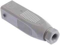 931265106-stas-20 Hirschmann, ST IP54 Black, Grey Cable Mount 2P + E Industrial Power Plug, Rated At 16A, 250 V