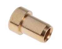 231000 Staubli Gold Female Banana Socket, 2mm Connector, Solder Termination, 10A, 30 V, 60V dc, Gold Plating