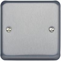 k3330brc MK Electric Silver 1 Gang Blanking Plate