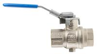 812-5176 RS PRO Brass Full Bore, 2 Way, Ball Valve, Threaded, BSP 1/2in, 14bar Operating Pressure