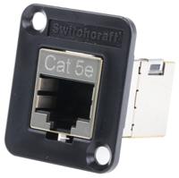 ehrj45p5es Switchcraft RJ45 Adapter, Cat5e, Shielded
