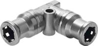 crqsl-12 Festo CRQSL Series Elbow Tube-toTube Adaptor, Push In 12 mm to Push In 12 mm, Tube-to-Tube Connection Style, 130666