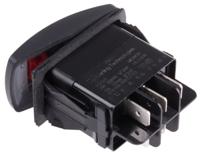 vd5bsy0c-xzd00-0 Carling Technologies DPDT, On-(On) Rocker Switch Panel Mount