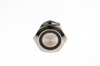 811-8540 RS PRO Illuminated Push Button Switch, Momentary, Panel Mount, 22mm Cutout, SPDT, Green LED, 250V ac, IP65, IP67