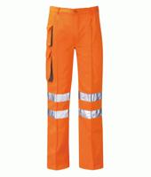 pcrtctr-30 Orbit International Orange Hi Vis Trouser 28/50