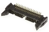 t816134a1r101ceu Amphenol Communications Solutions T816 Series Right Angle Through Hole PCB Header, 34 Contact(s), 2.54 mm Pitch, 2 Row,