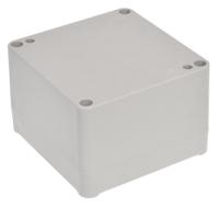 186-2269 RS PRO Grey ABS Enclosure, IP65, IK09, Grey Lid, 81.95 x 79.95 x 55mm