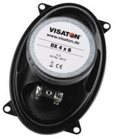 dx-4-x-6-4-ohm Visaton DX 4 x 6 30W Black Speaker, 65 → 22000 Hz, 4Ω