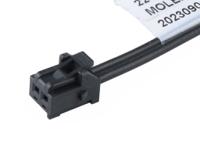 2240901023 Molex 2 Way Female Crimped Terminal to 2 Way Male Pigtail Wire to Board Cable Assembly, 300mm