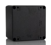1590z080bk Hammond 1590Z Series Black Die Cast Aluminium Alloy General Purpose Enclosure, IP68, IK08, 100 x 100 x 80mm