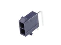 1724480002 Molex 172448 Series Right Angle Through Hole PCB Header, 2 Contact(s), 4.2 mm Pitch, 2 Row, Shrouded