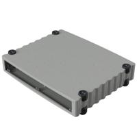 077001010 Rose Wavetronic Series Silver Aluminium Desktop Enclosure, 268 x 324 x 55mm