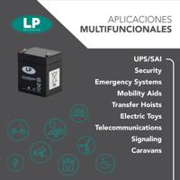 nsa-lp12-7-t1 Landport Batteries 12V T1 Lead Acid Battery, 7Ah