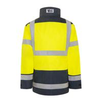 parkadakot3jm2l T2S Dakota Yellow Unisex 4 IN 1 Parka, XXL