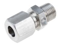 123-5566 RS PRO 1/8 NPT Compression Fitting for Use with Thermocouple or PRT Probe, 1/4in Probe, RoHS Compliant Standard