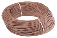 50003 Lapp ÖLFLEX HEAT Series Brown 1 mm² Hook Up Wire, 17 AWG, 19/0.25 mm, 100m, Silicone Insulation,