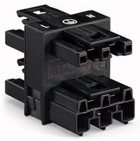 770-607 WAGO 770 Series Distribution Block, 3-Pole, Male to Female, 4-Way, 25A