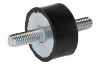 162-3243 RS PRO M10 Anti Vibration Mount, Male to Male Bobbin with 180.2kg Compression Load