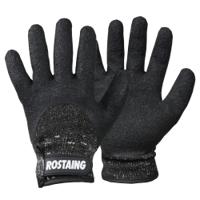 macproit09 Rostaing MACPRO Black High Performance Polyethylene, Polyamide Work Gloves, Size 9, Latex Coating