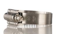 htm60p HI-TORQUE Stainless Steel Slotted Hex Worm Drive, 16mm Band Width, 40 → 60mm ID