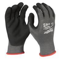 4932471424 Milwaukee Dipped Gloves Grey Nitrile Nitrile Cut Resistant Gloves, Size 8, Nitrile Coating
