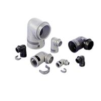 bvwd-p366gt Conduit Fitting, 36mm Nominal Size, PG36, Nylon 6, Black
