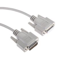 1656275 Phoenix Contact Male 15 Pin D-sub to Female 15 Pin D-sub Serial Cable, 2m PVC