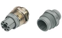 931855001-n6r-af Hirschmann, NR 7 Pole M26 Din Socket, DIN 43651, 10A, 250 V ac/dc IP65, Female, Panel Mount