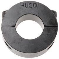 046201020 Huco Shaft Collar, Two Piece, Clamp Screw, Bore 20mm, OD 40mm, W 15mm, Steel