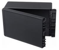 96016364-b-261712-pc-v0-7024 Bopla Bocube Series Graphite Grey Polycarbonate V0 Enclosure, IP66, IP68, IK07, Graphite Grey Lid, 271 x 170 x 120mm