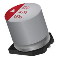 apd1012221m050r KYOCERA AVX 220μF Conductive Polymer Aluminium Capacitor 50V dc, Surface Mount - APD1012221M050R