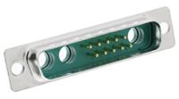 fm13w3p-k120-1731070063 FCT from Molex FM 13 Way Panel Mount D-sub Connector Plug