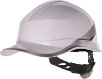 diam5bcfl Delta Plus DIAMOND V White Hard Hat, Adjustable