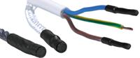 416-00002-pec-93-po-x-bk HellermannTyton Adhesive Lined End Cap, Black 9mm Sleeve Dia. x 27mm Length 3:1 Ratio, PEC Series