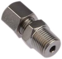 286-743 RS PRO 1/8 BSPT Compression Fitting for Use with Thermocouple or PRT Probe, 1.5mm Probe, RoHS Compliant Standard