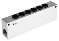 3310-10-21 Legris 3310 series 6 station G 1/2 Manifold