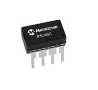 93c46c-ip Microchip,  1 kB Serial EEPROM,  200 ns 8-Pin PDIP Serial-Microwire