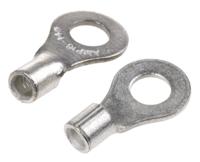 34122 TE Connectivity, SOLISTRAND Uninsulated Ring Terminal, M4 Stud Size, 1mm² to 2.6mm² Wire Size