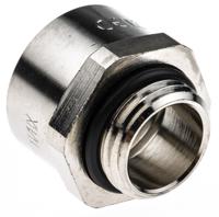 52104581 Lapp Cable Gland Adaptor, M16 Exterior Thread, M20 Interior Thread, Nickel Plated Brass, SKINDICHT Series