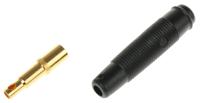 931804700 Hirschmann Test & Measurement Black Female Banana Socket, 4 mm Connector, Solder Termination, 16A, 30 V ac, 60V dc,