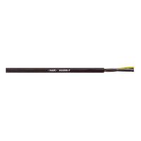 38100857 Lapp 0.75 mm² 4 Core Power Cable, H05RR-F, Black Rubber, 100m