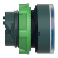 zb5aa68 Schneider Electric Harmony XB5 Series Blue Illuminated Spring Return Push Button Head, 22mm Cutout, IP66, IP67, IP69K