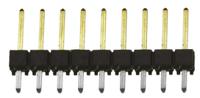 tsw-109-07-l-s Samtec TSW Series Straight Through Hole Pin Header, 9 Contact(s), 2.54 mm Pitch, 1 Row, Unshrouded