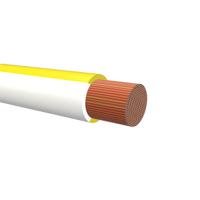 50992-32-100 NEMIQ 50992 Series White/Yellow 0.75 mm² Hook Up Wire, 1, 32m, PVC Insulation,