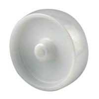 uoo160x40-20 Tente White Polyamide Low Roll Resistence Trolley Wheel, 500kg